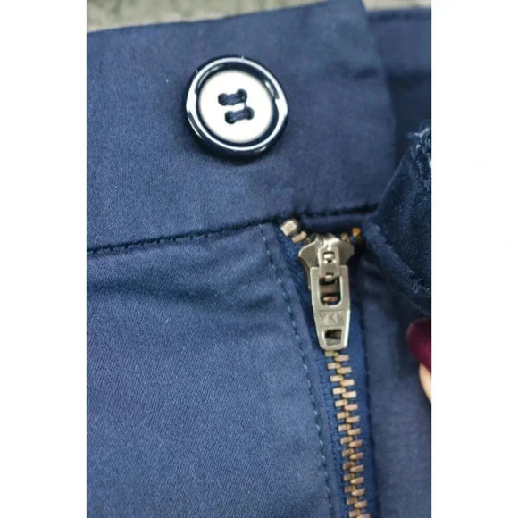 Kut From the Kloth Joanna Ankle Trouser-Slim Straight-Navy-24W-New w/Tags-Pocket - Picture 14 of 16